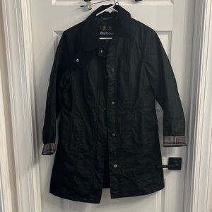 Barbour Black Trench Coat